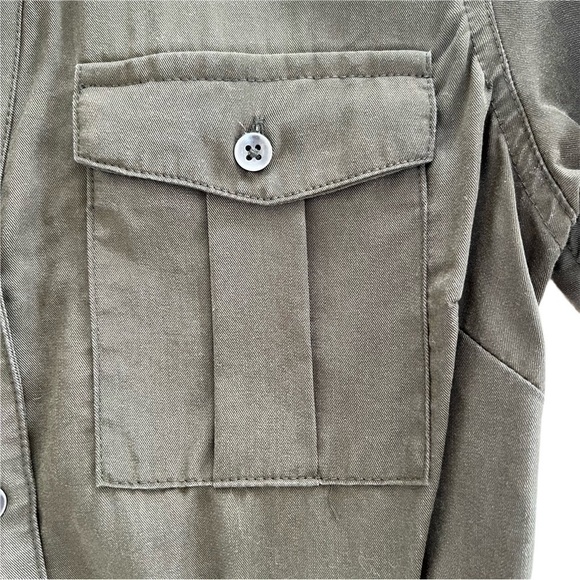 Dex Olive Green Casual Dress - Size XS - Picture 6 of 9